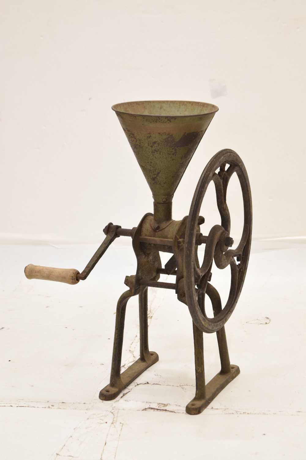Late 19th century metal coffee grinder - Image 2 of 6