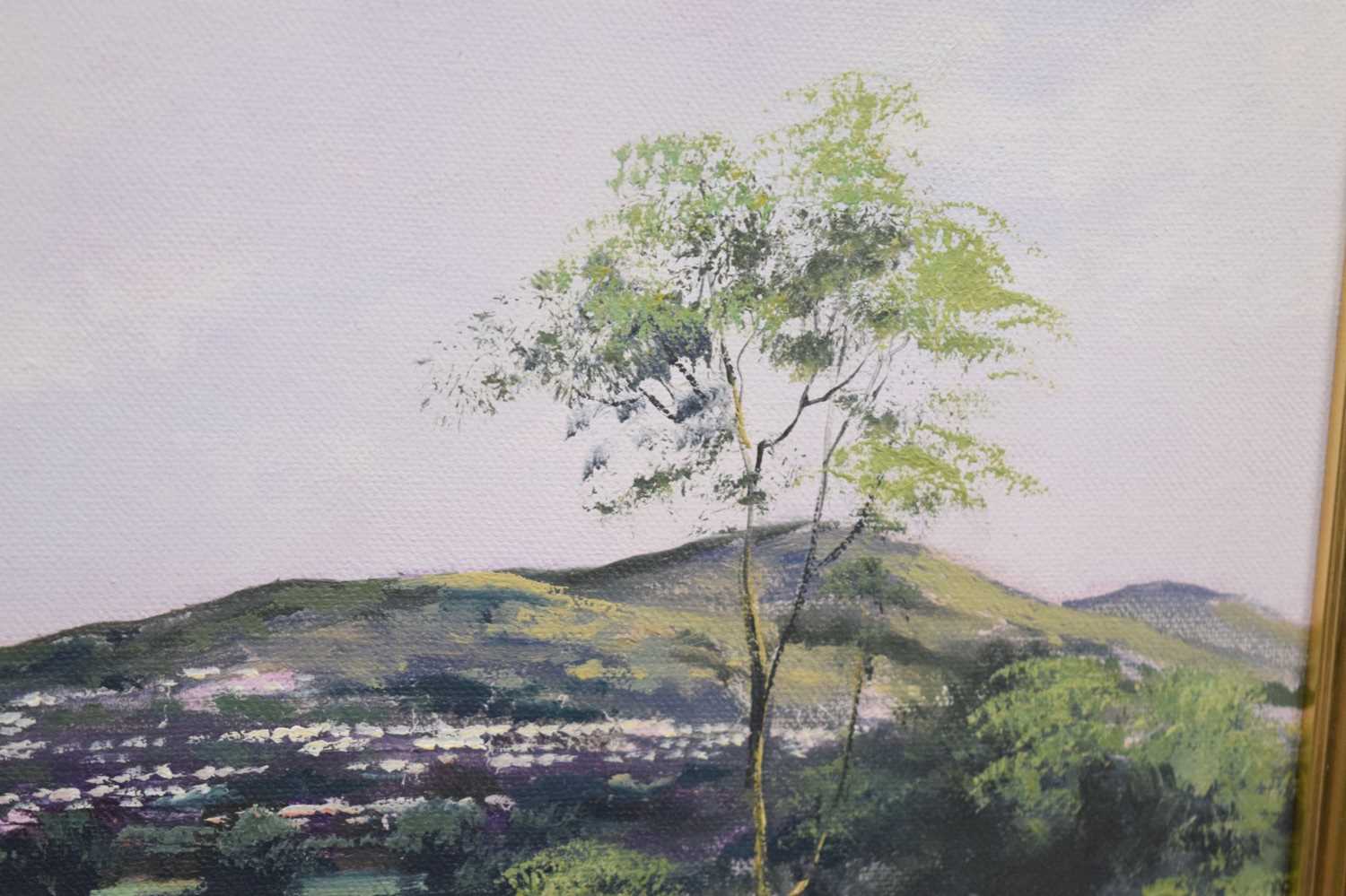 Alan King (1946-2013) - Oil on canvas - 'Memories of the Malverns' - Image 7 of 9