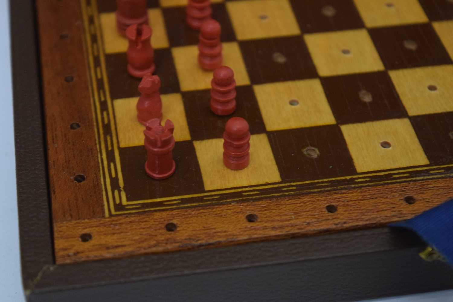 20th century travel chess set by Jaques of London - Image 5 of 7