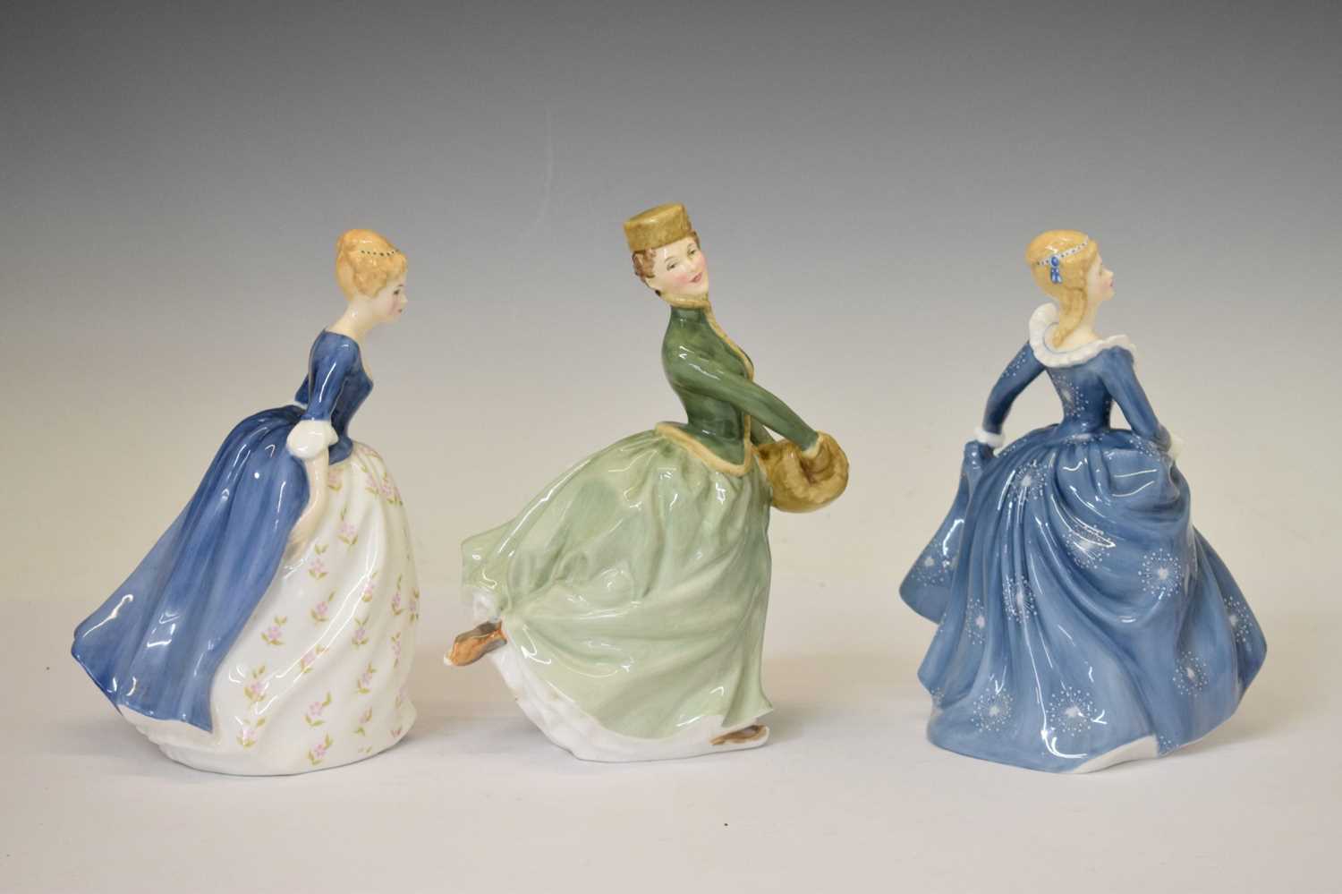 Royal Doulton - Six 'crinoline' figures - Image 8 of 11