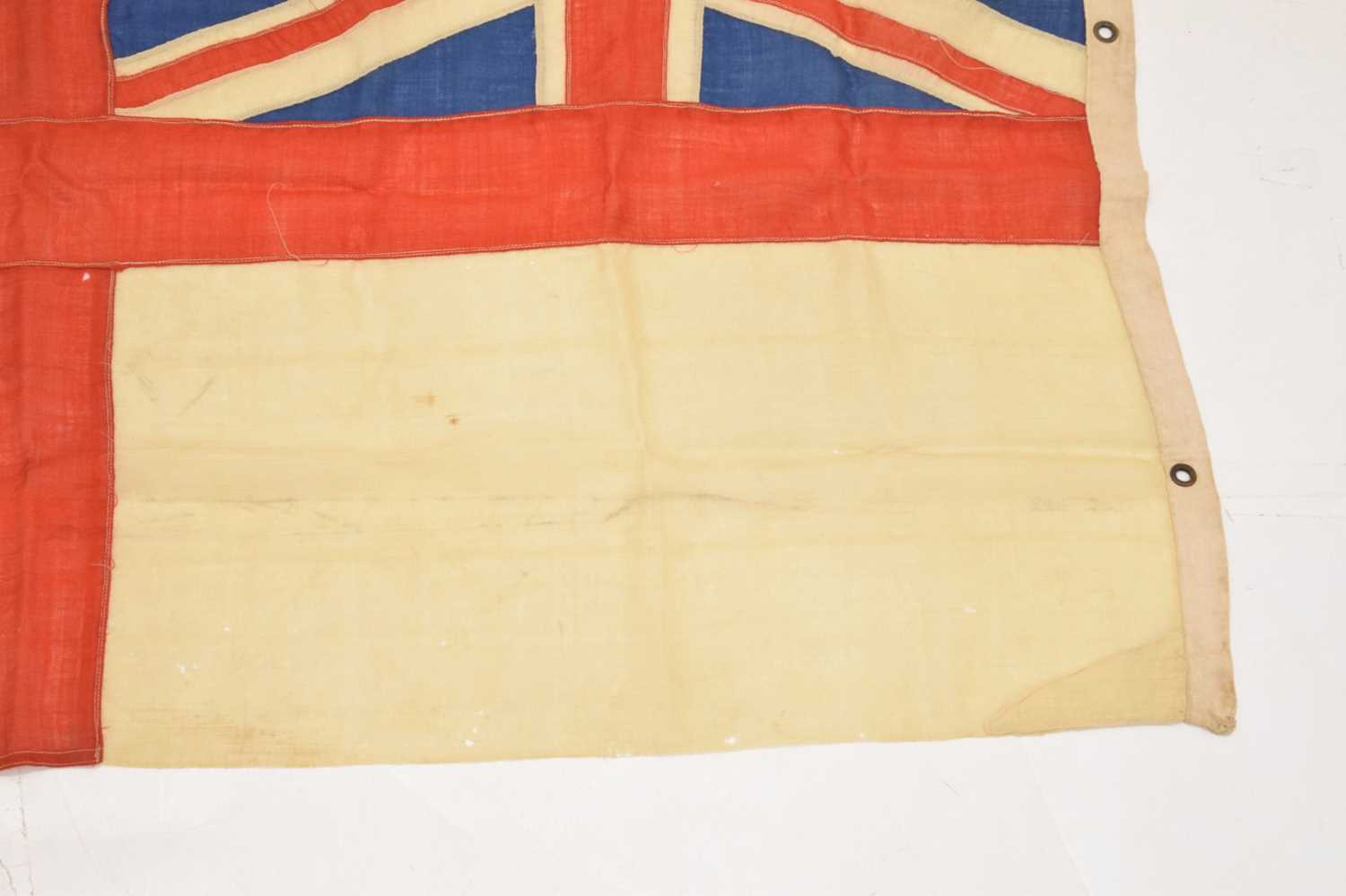 Second World War era cotton white Naval ensign - Image 9 of 10