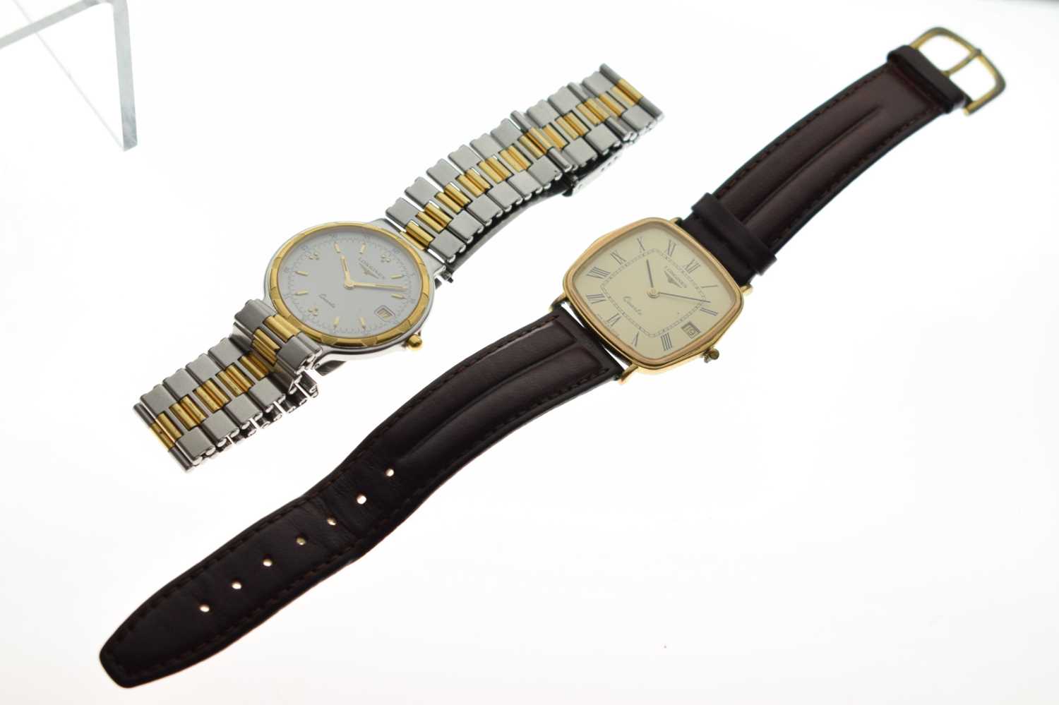 Longines - Two gentleman's quartz watches - Image 2 of 8