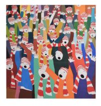 Mackenzie Thorpe (British, b.1956) Signed limited edition print - 'Goaaaaal'