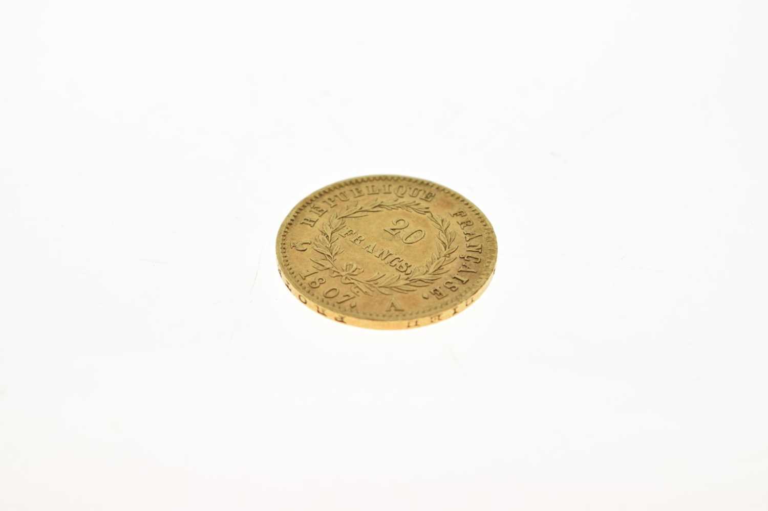 French Napoleon I gold 20 francs coin, 1805 - Image 4 of 4