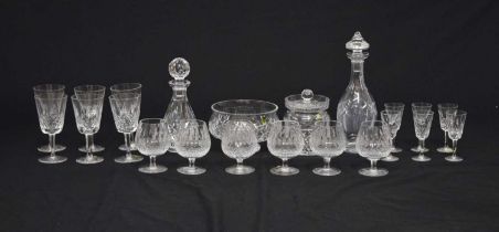 Quantity of Waterford crystal glass