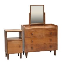 Gordon Russell oak bedroom suite