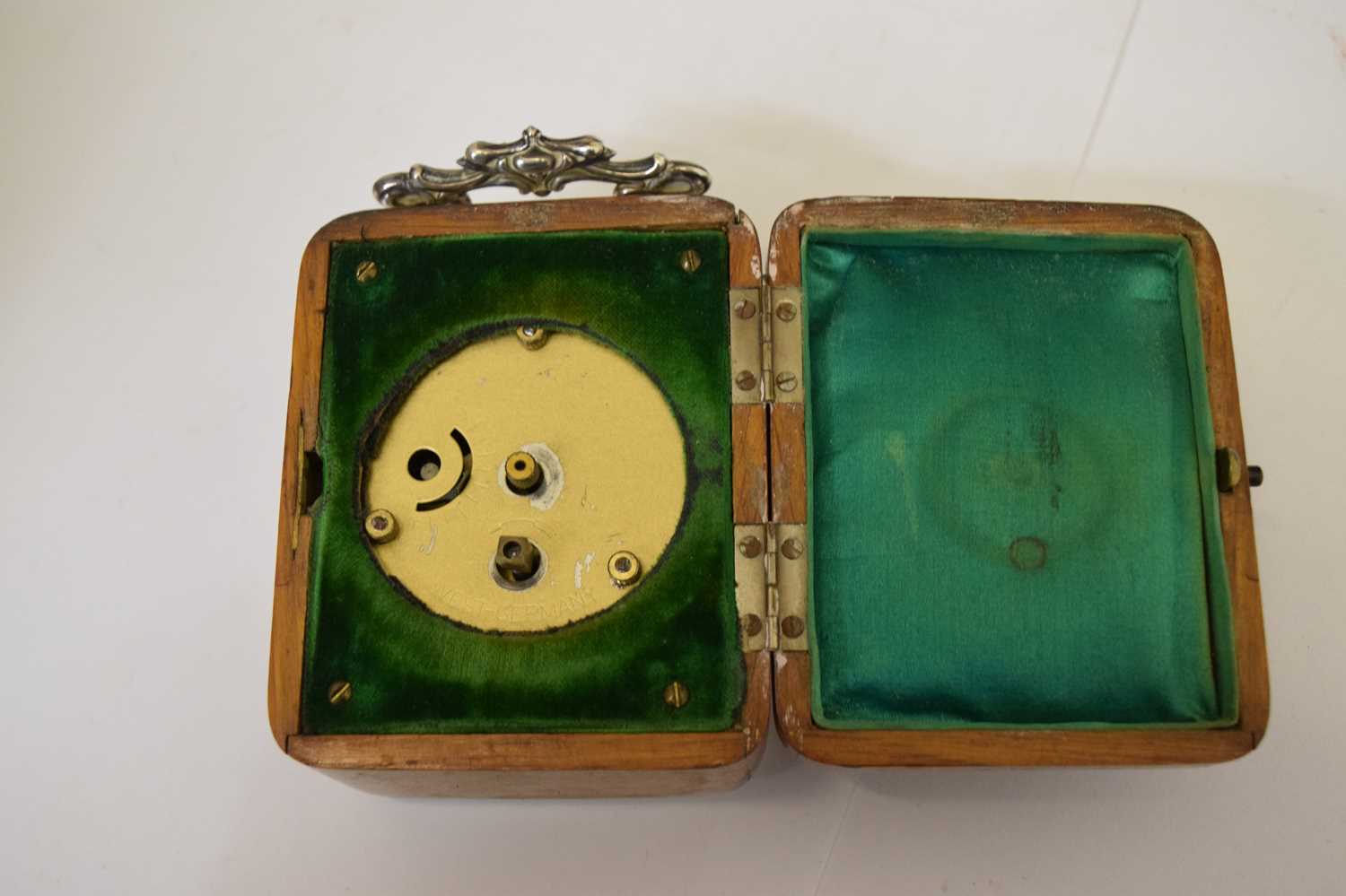 Goliath pocket watch with desk stand, and a desk clock - Image 8 of 9