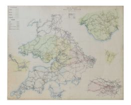 British Railways Western Region map, revised 1963