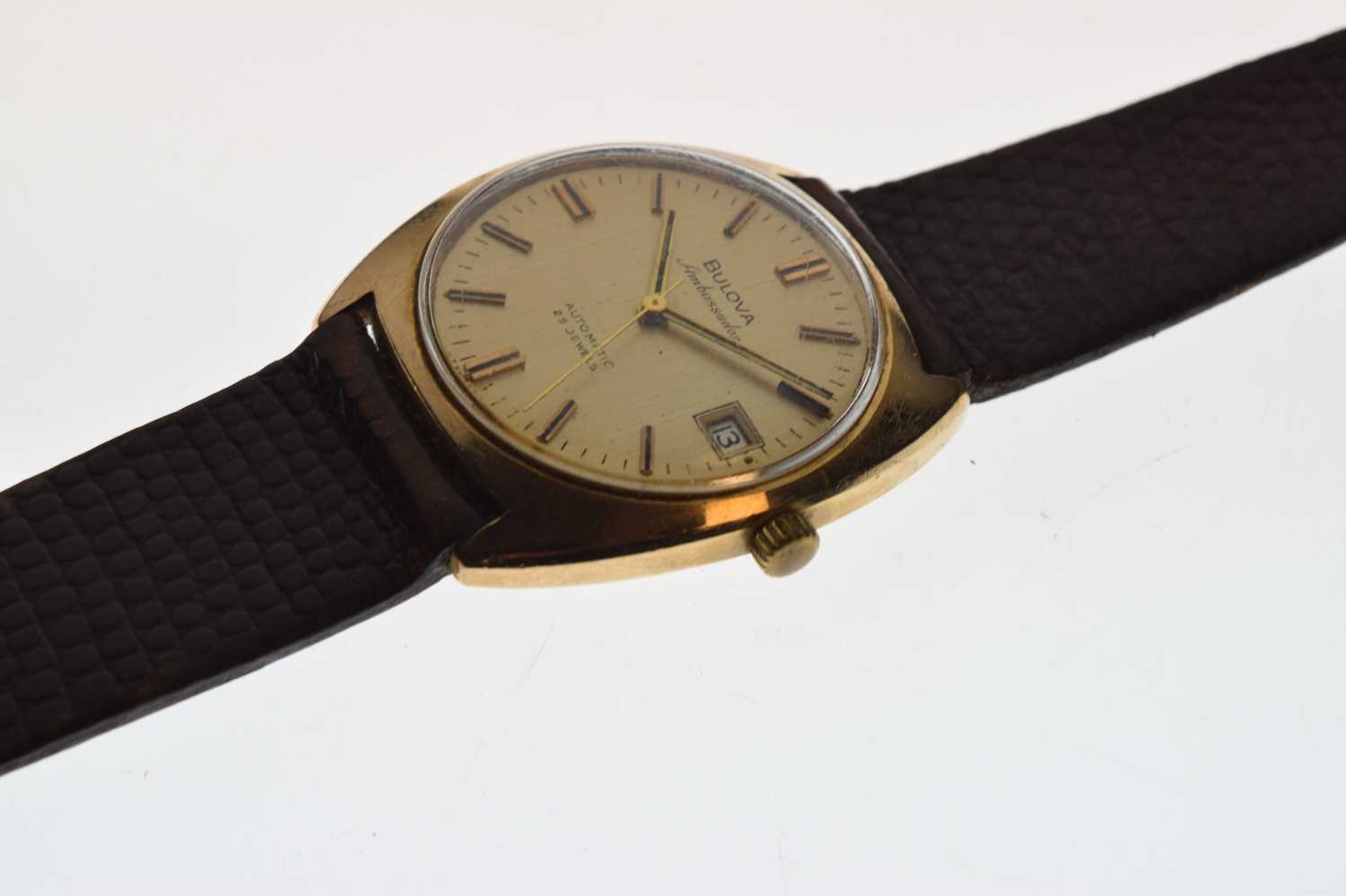 Bulova - Gentleman's Ambassador 9ct gold cased wristwatch, ref. 779-1 - Image 6 of 9