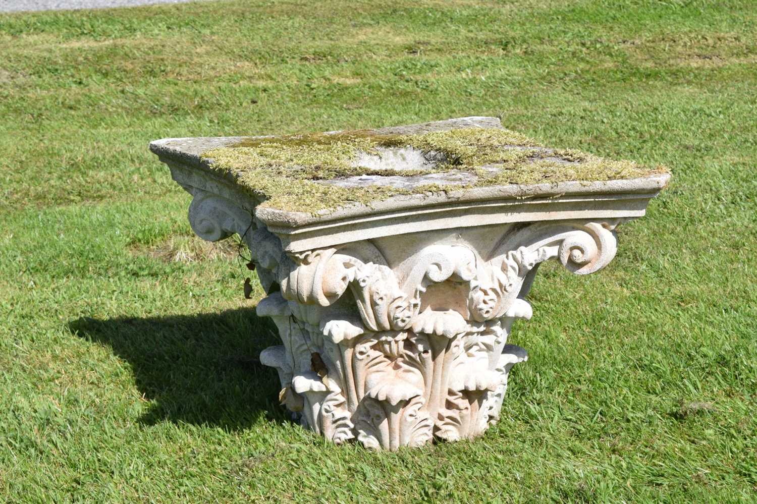 Garden reconstituted stone capital - Image 2 of 5