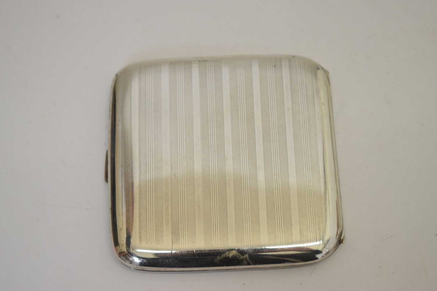 Four silver cigarette cases - Image 15 of 17