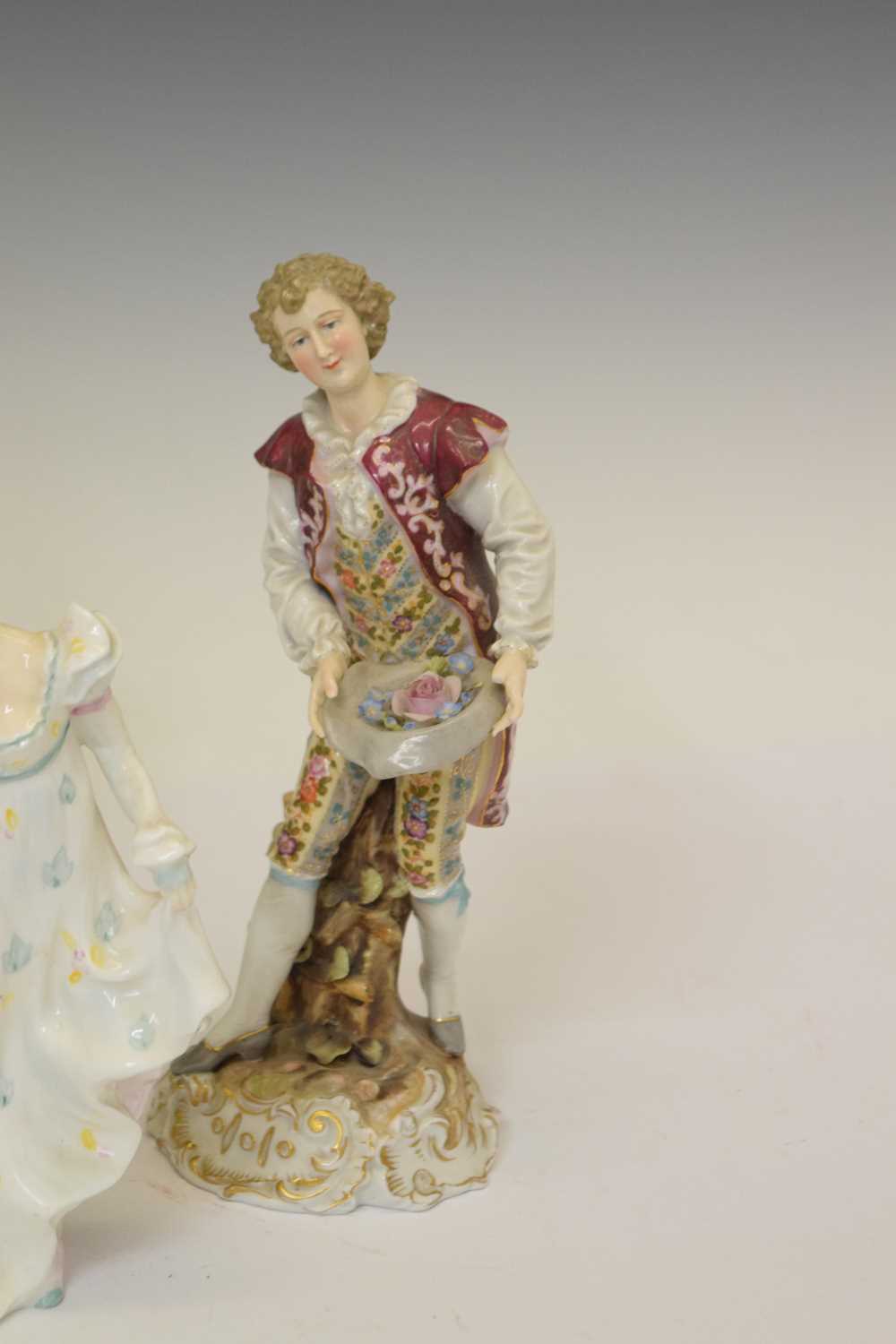 Collection of mostly 19th century Continental porcelain figures - Image 7 of 8