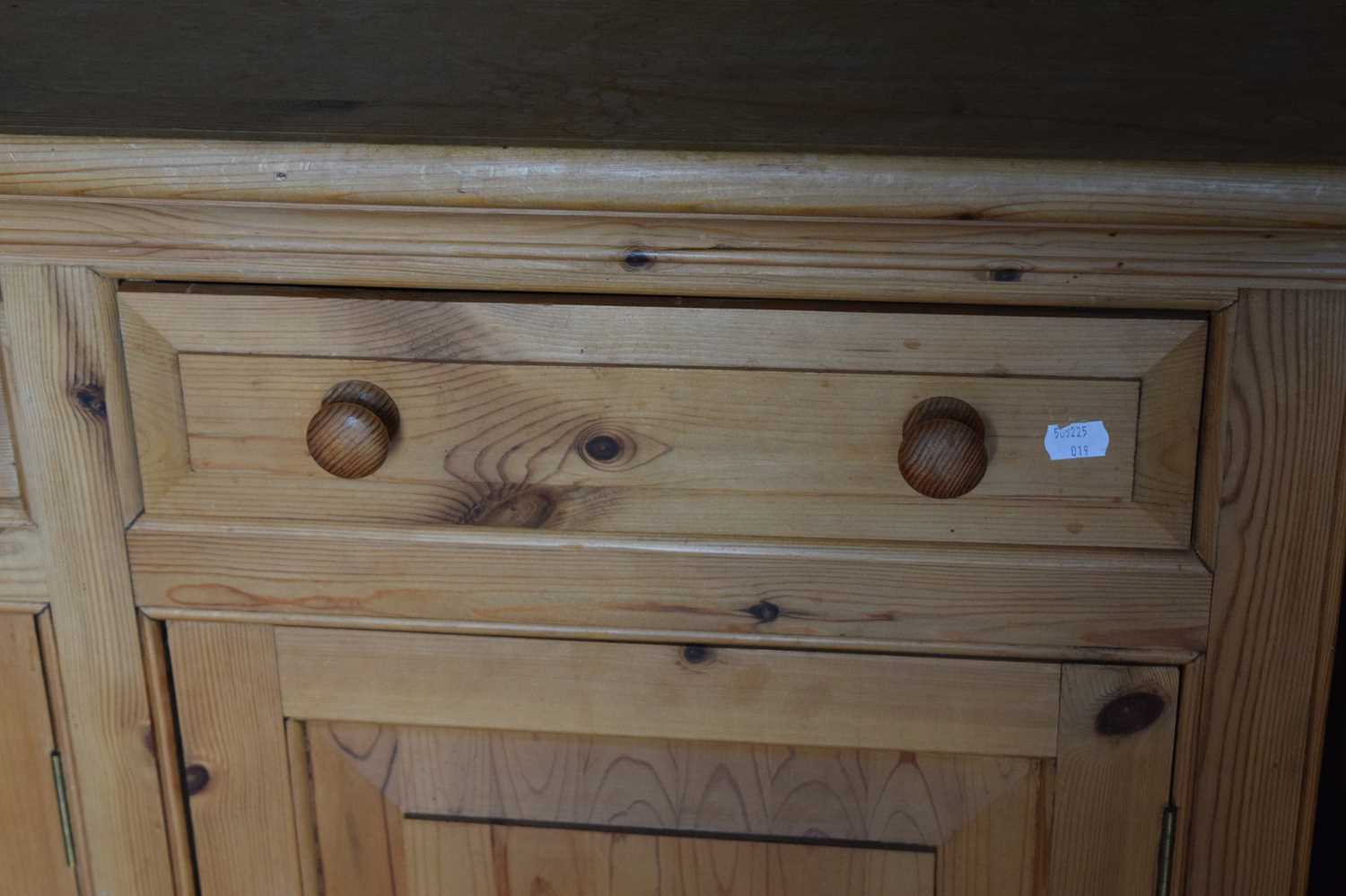 Modern pine low dresser - Image 2 of 12