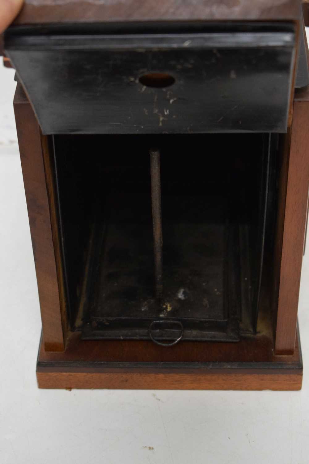 Late 19th/early 20th century brass and mahogany magic lantern - Image 6 of 12