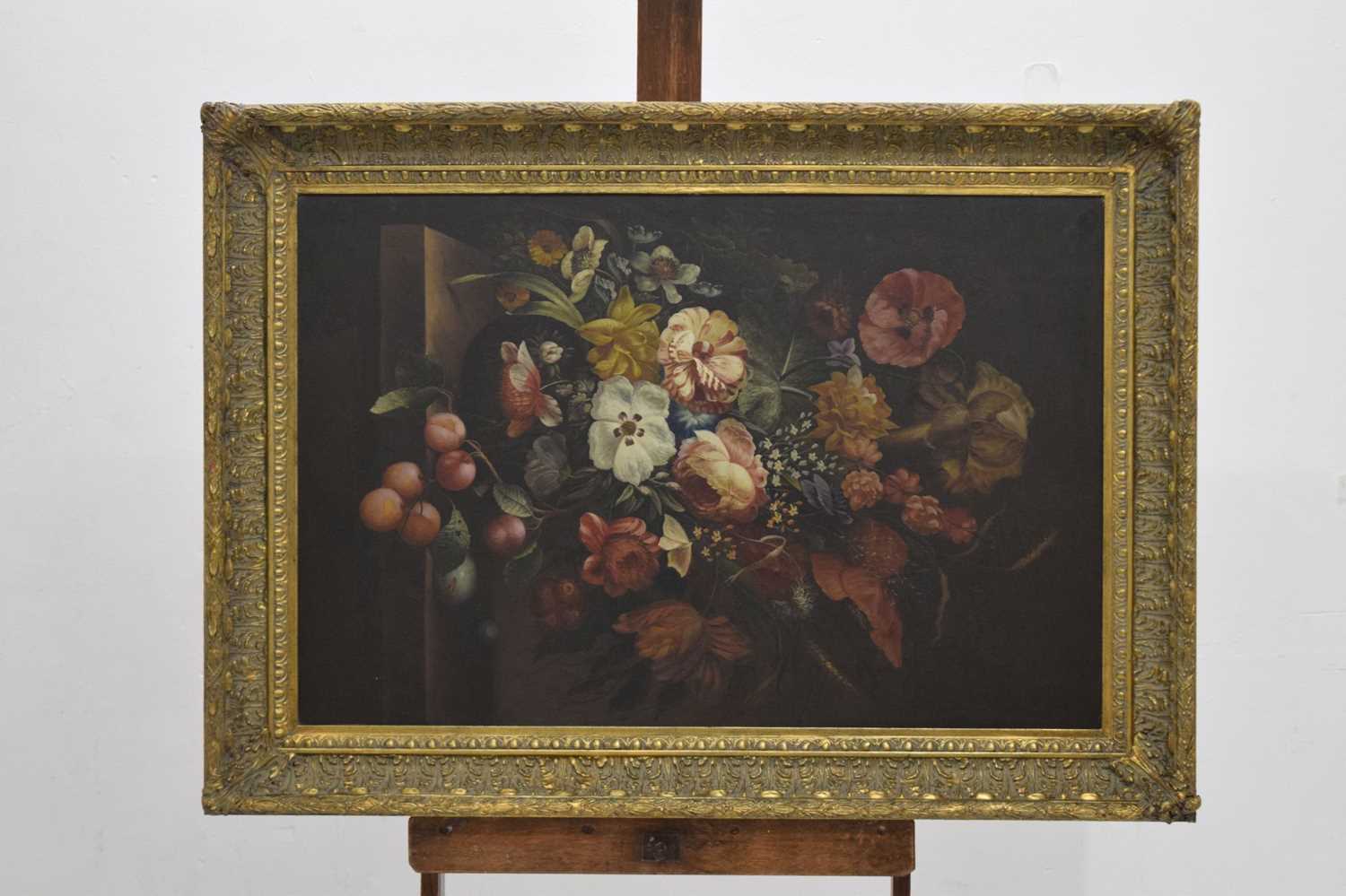 20th century Continental School - Still life with flowers, in 17th century taste - Image 9 of 10