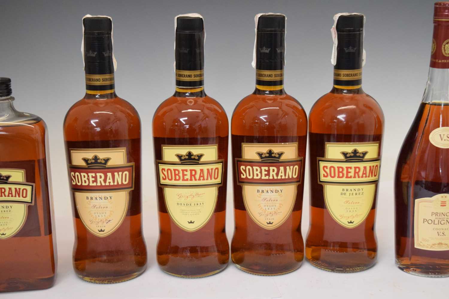 Mixed quantity of brandy to include Soberano - Image 7 of 9