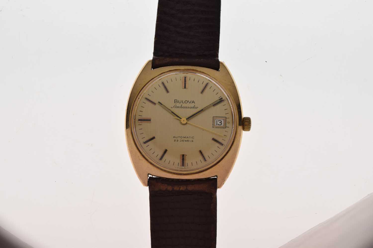 Bulova - Gentleman's Ambassador 9ct gold cased wristwatch, ref. 779-1 - Image 3 of 9