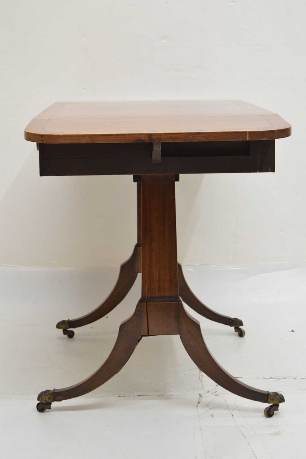 Early 20th mahogany sofa table - Image 12 of 12