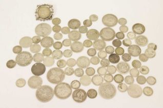 Quantity of mainly Victorian silver coinage