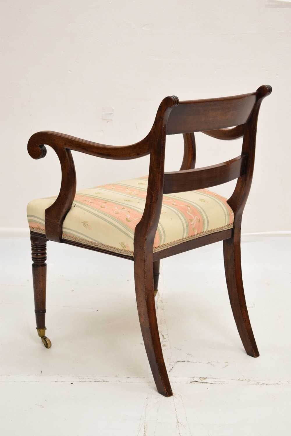 Early 20th century mahogany twin pedestal desk with associated chair - Image 6 of 6