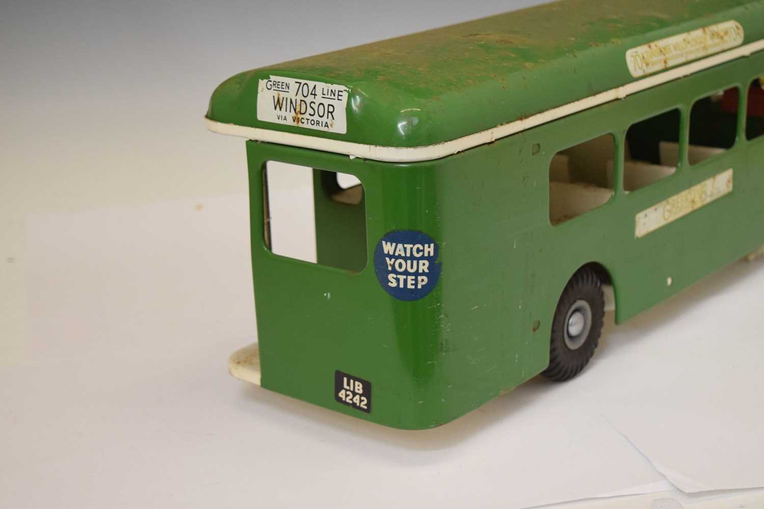 Triang - Large tinplate 'Green Line' single-decker London bus - Image 6 of 6