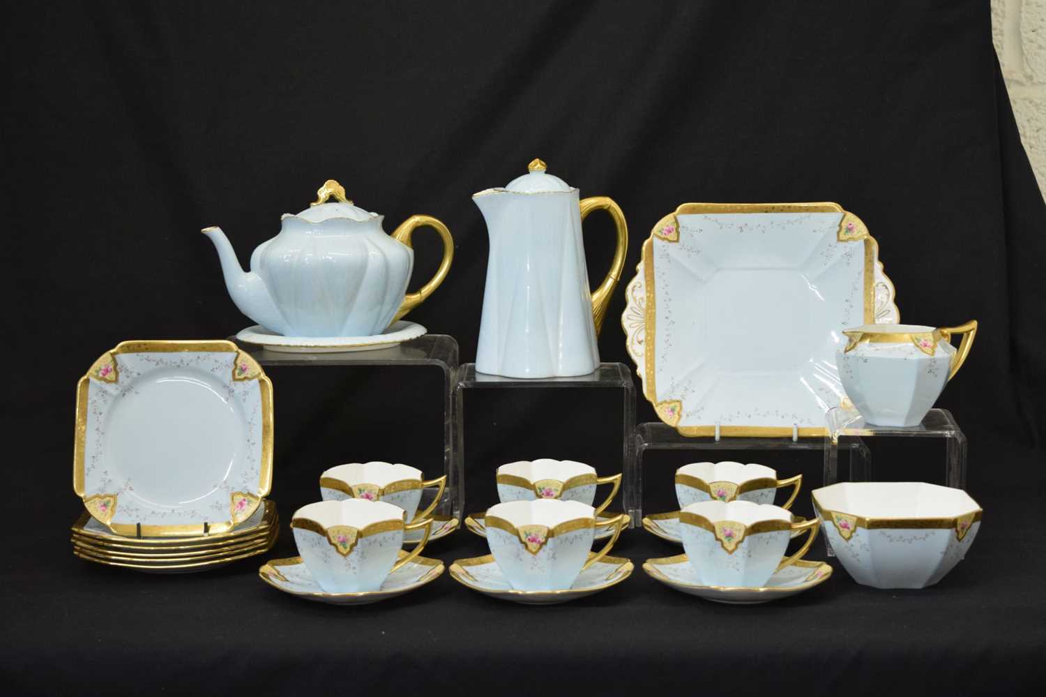 Shelley 'Queen Anne' Pattern (11539/10) six person tea set - Image 16 of 16