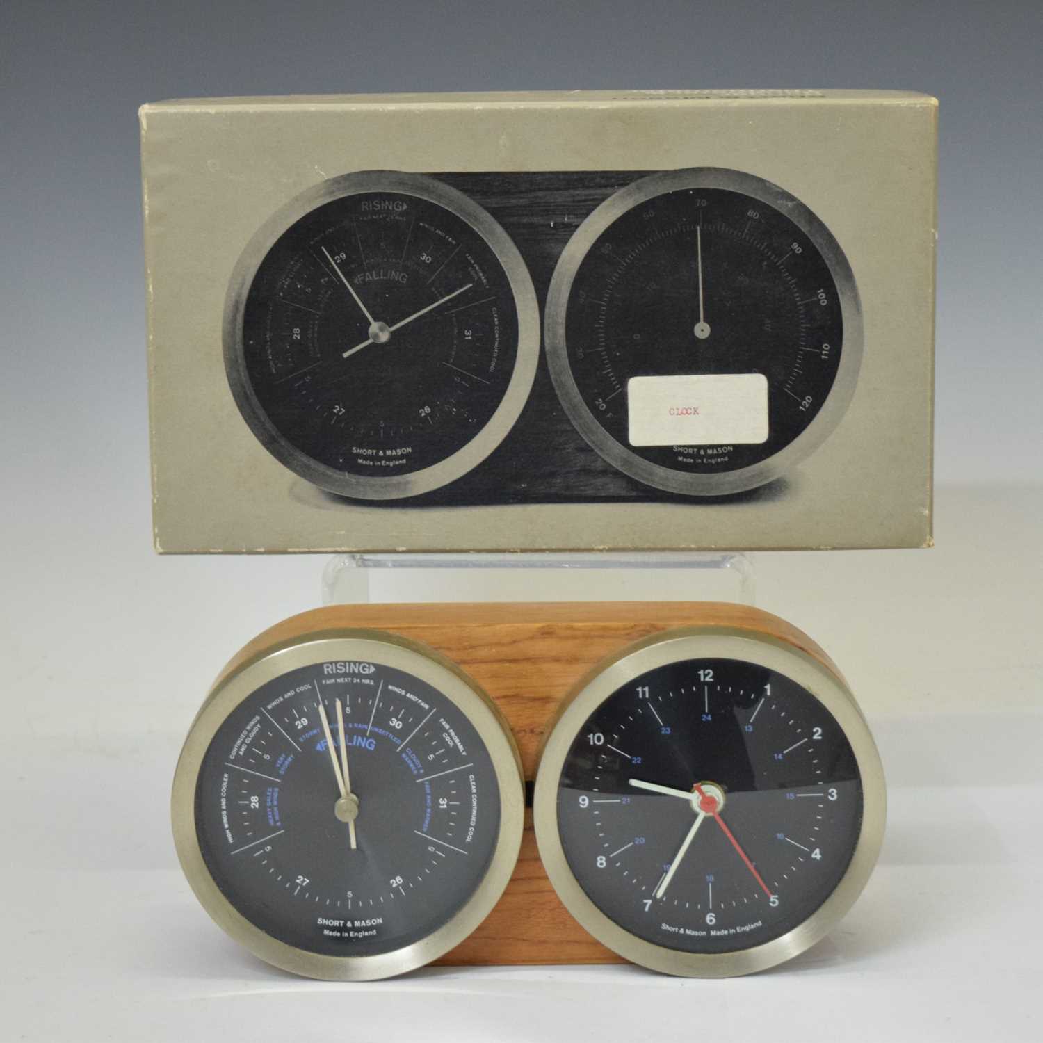 Short & Mason desk Ranger Barometer and Clock