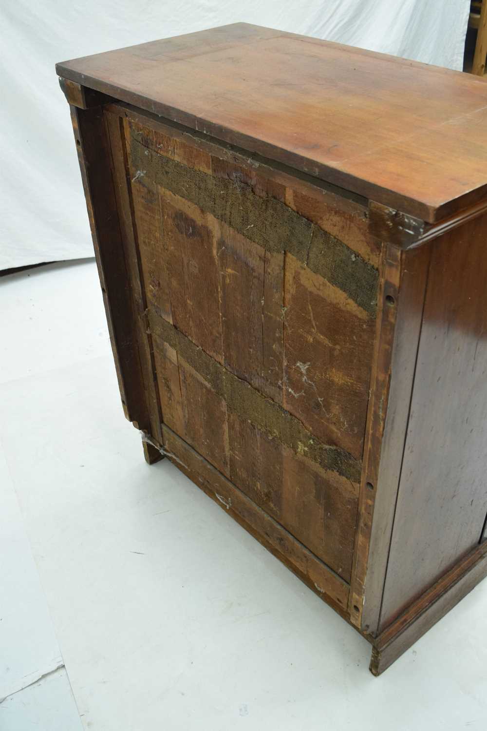 Late 19th or early 20th century mahogany single door cabinet - Image 9 of 10