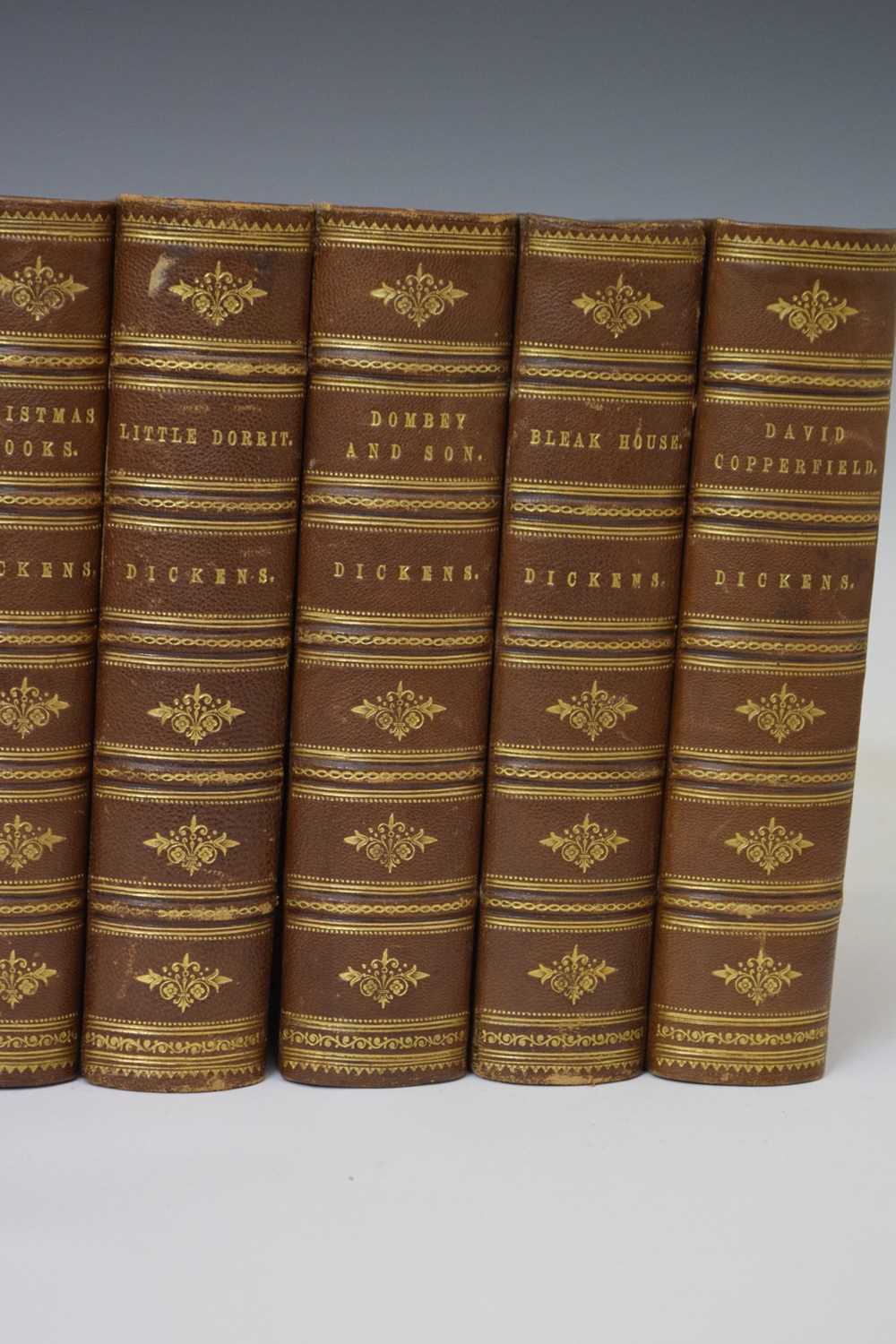 Dickens, Charles - Twelve volumes, leather-bound - Image 5 of 9