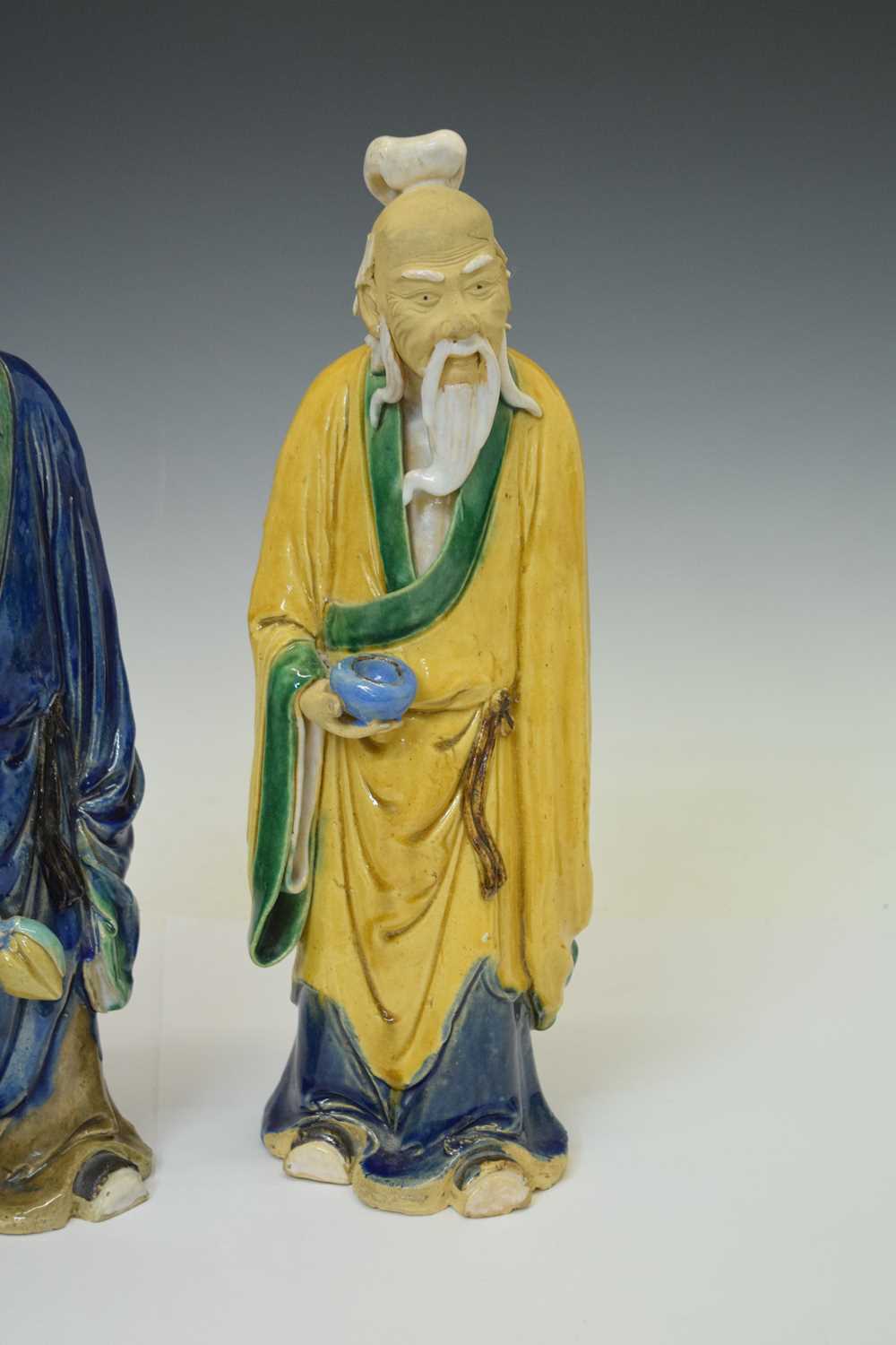 Pair of 20th century Chinese Tang-style Sancai figures - Image 12 of 13