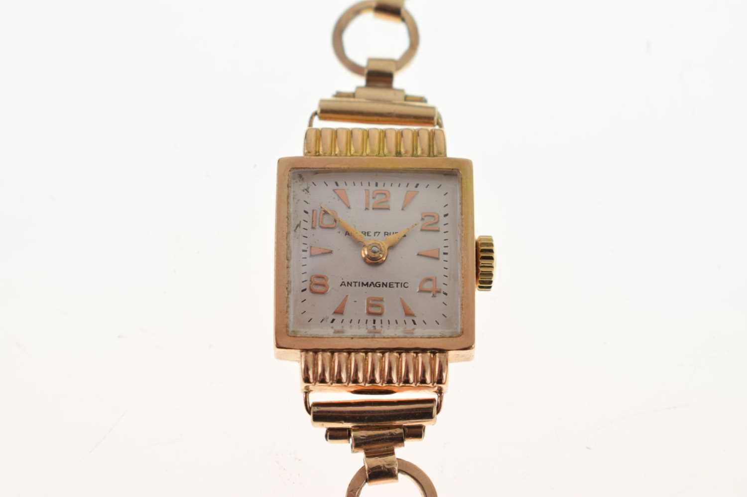 Ancre - Lady's 18ct gold cased cocktail watch - Image 3 of 10