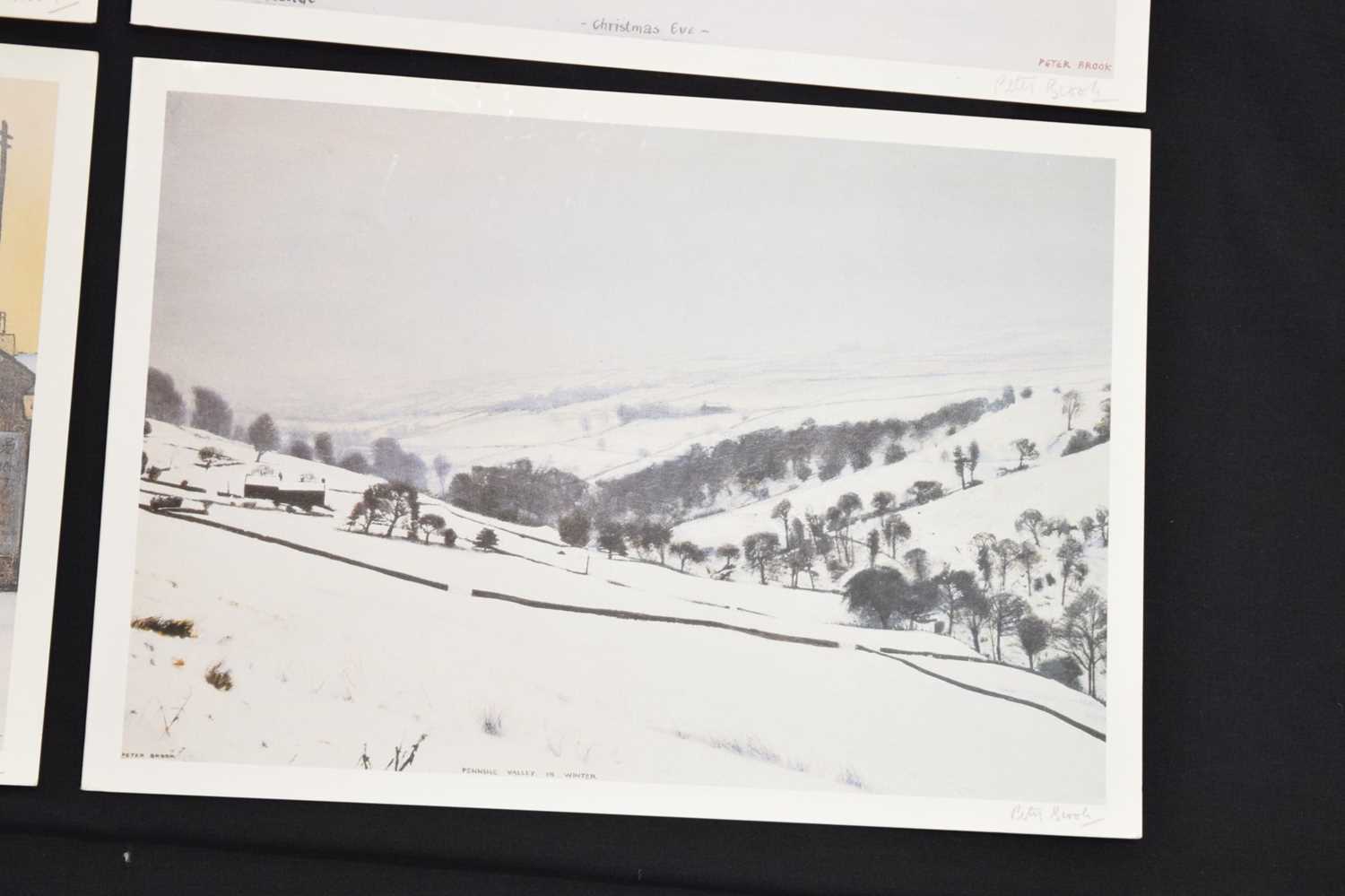 Peter Brook (1927-2009) - Four signed Christmas cards - Image 6 of 12