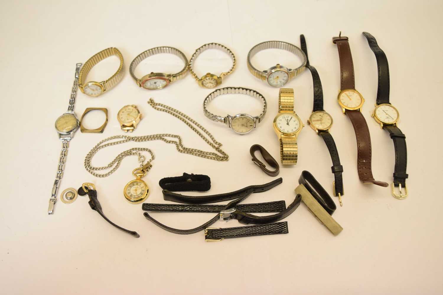 Winegartens - Lady's 9ct gold cased wristwatch and other watches - Image 2 of 8