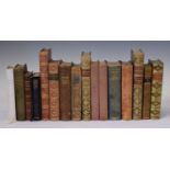 Collection of 19th century leather bound books