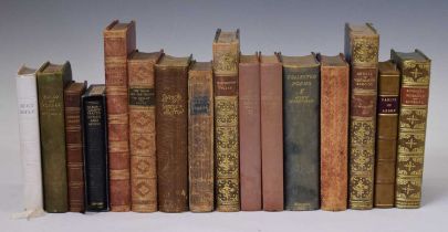 Collection of 19th century leather bound books