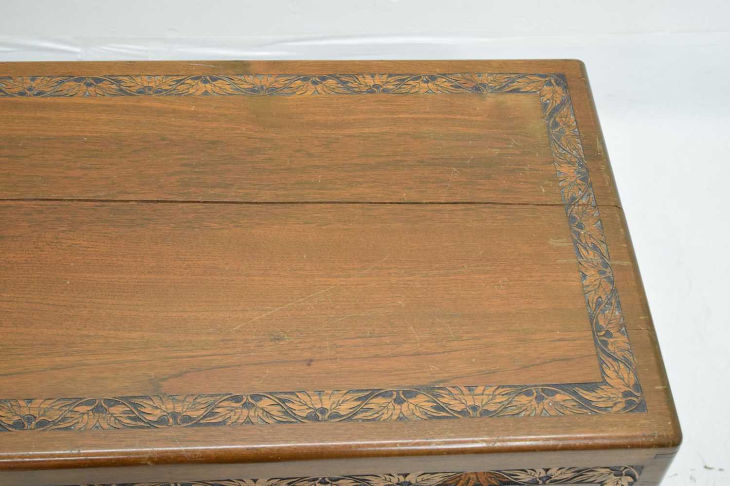 20th century Chinese camphor wood trunk - Image 5 of 10
