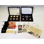 Quantity of coins and medallions relating to WW1, Olympics, etc