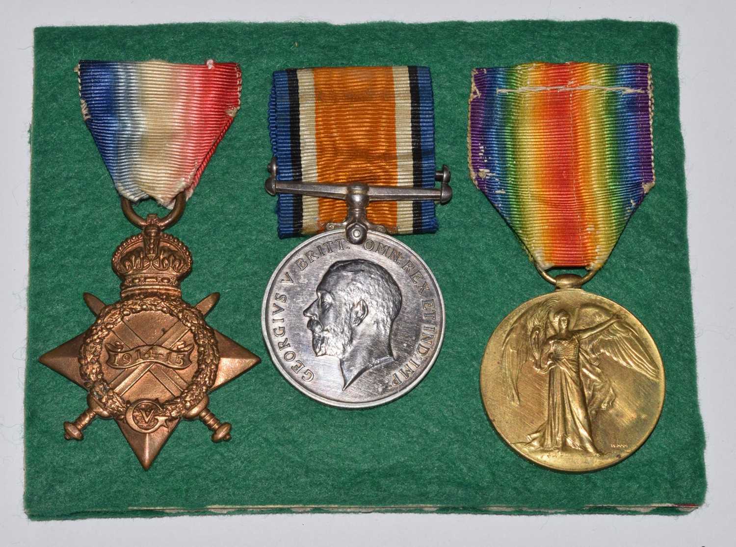 British First World War medal trio