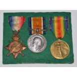 British First World War medal trio