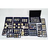 Large collection of Westminster Mint and other commemorative coins and medallions
