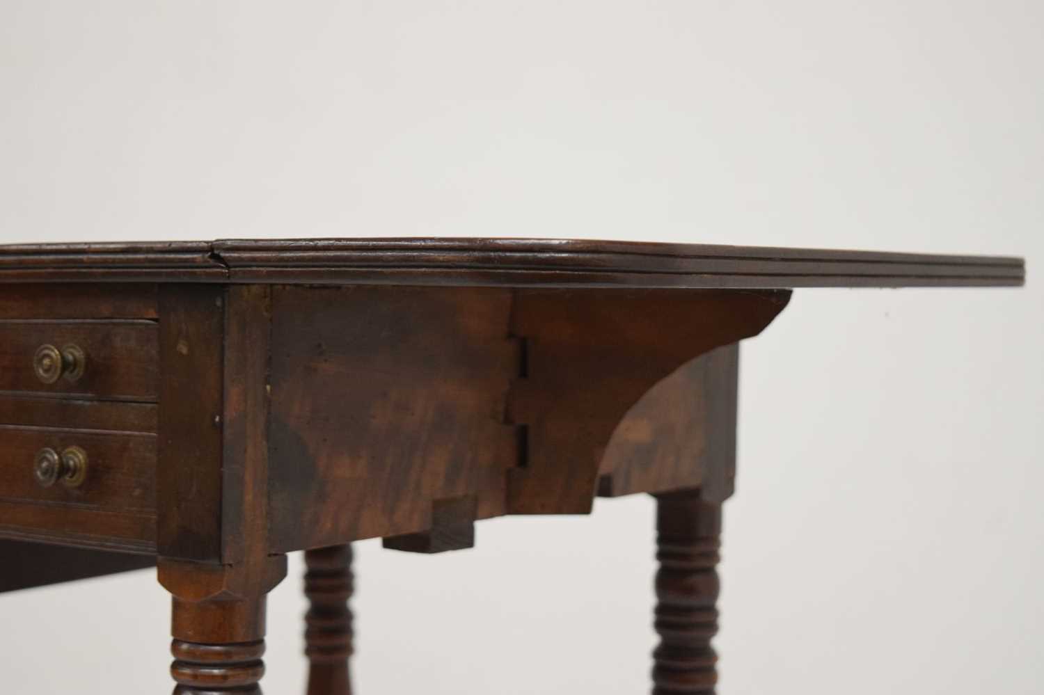 Early 19th century mahogany Pembroke/work table - Image 7 of 7