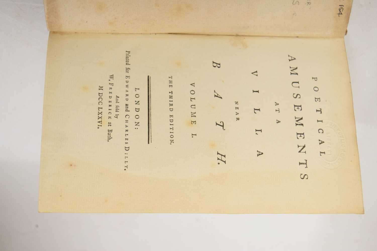 Poetry books, two 18th century and one early 19th century - Image 5 of 9