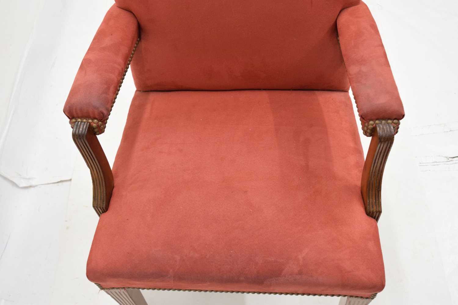 Edwardian open armchair - Image 6 of 8