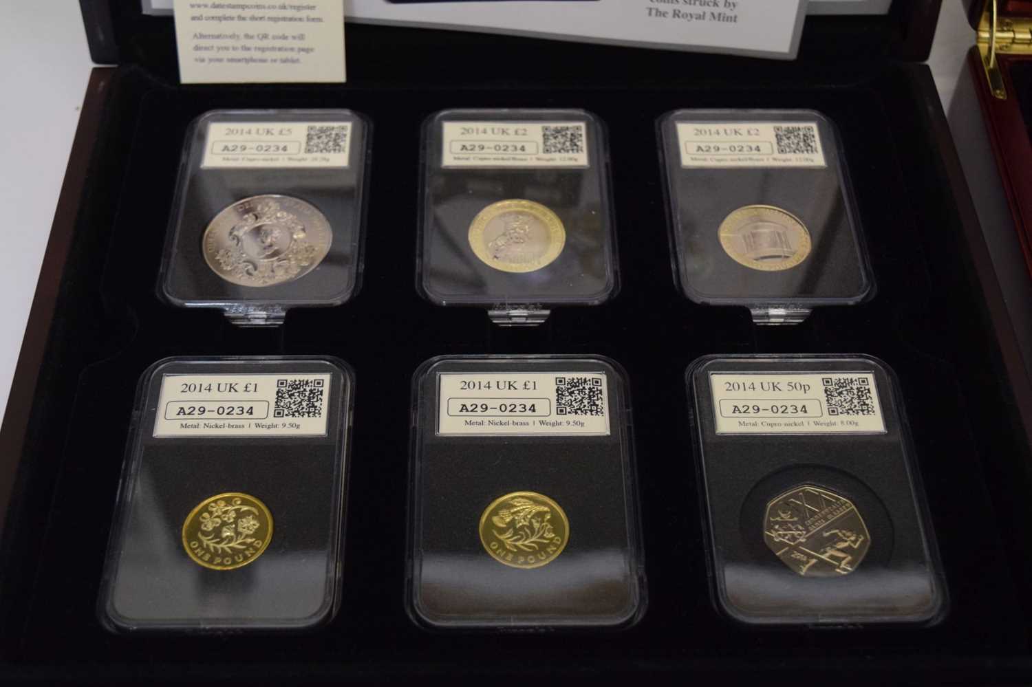 Quantity of GB presentation coins, to include Victorian silver crown, etc - Image 4 of 11