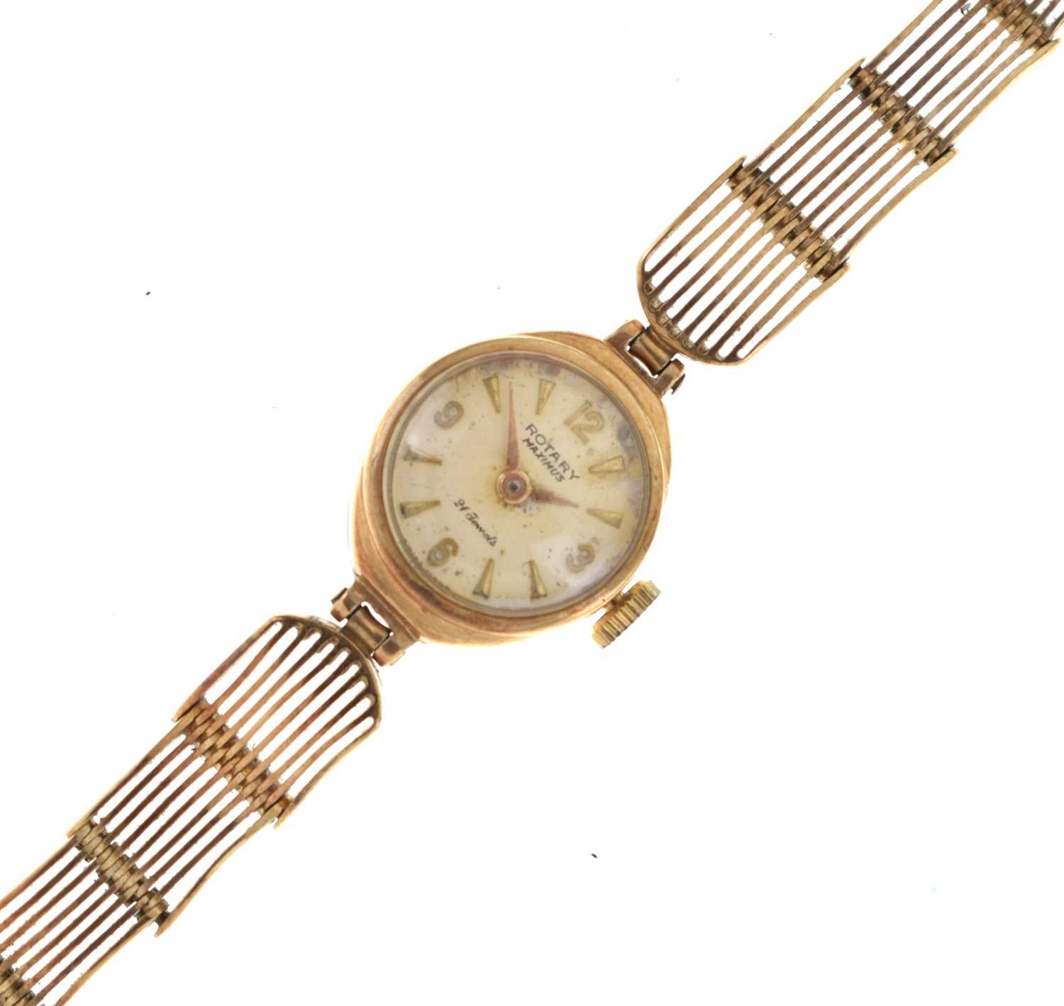 Rotary - Lady's 9ct gold cocktail watch