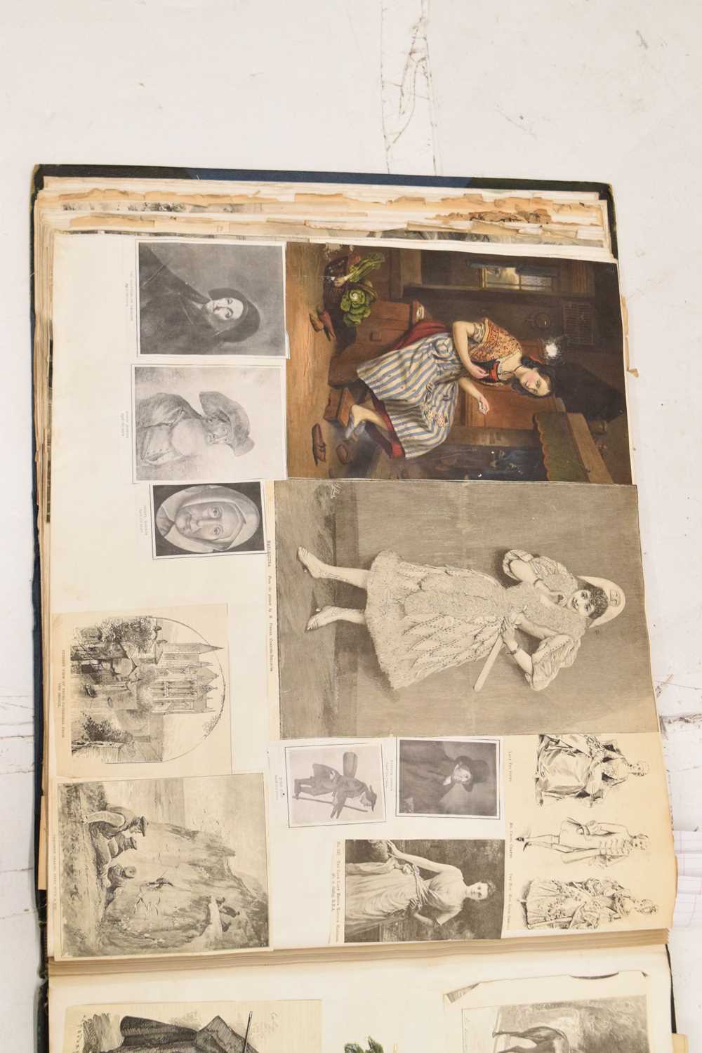 Victorian folio-size scrap book - Image 6 of 7