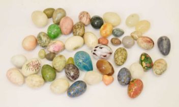 Collection of hardstone eggs