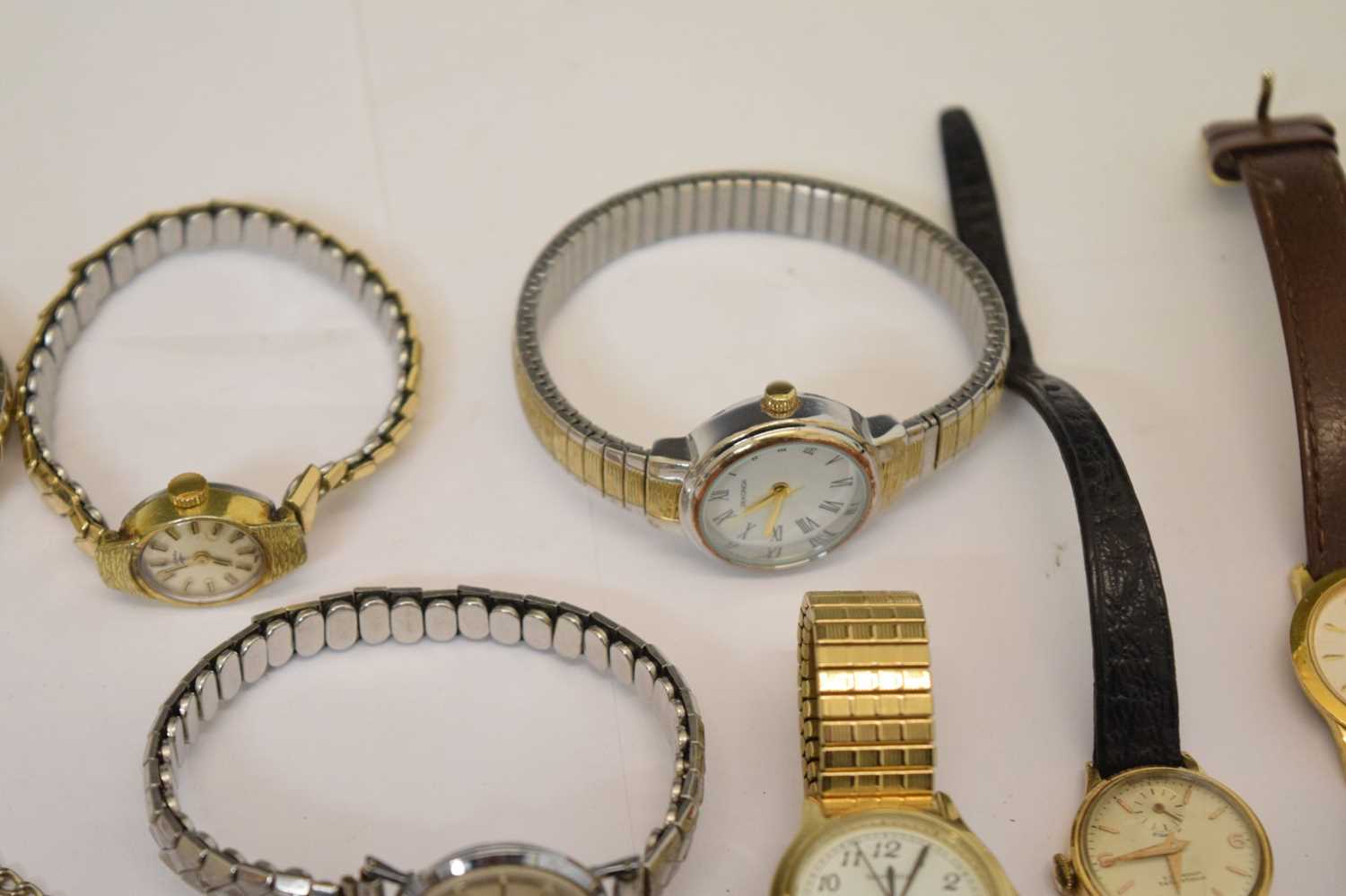 Winegartens - Lady's 9ct gold cased wristwatch and other watches - Image 8 of 8