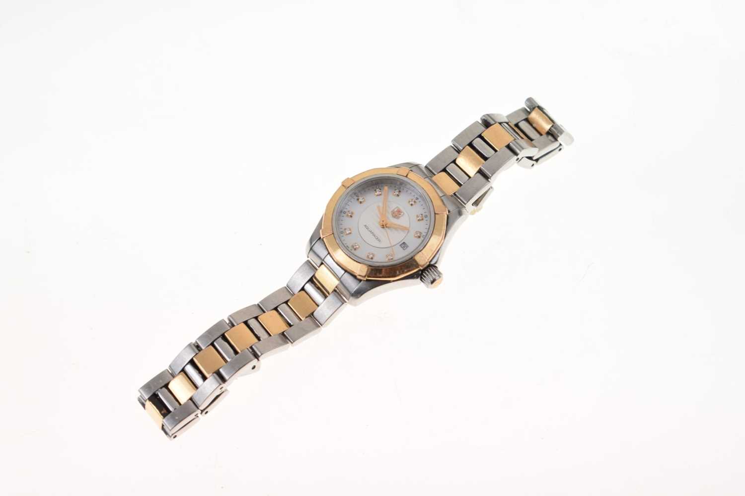 Tag Heuer - Lady's Aquaracer two-tone stainless steel bracelet watch - Image 2 of 9