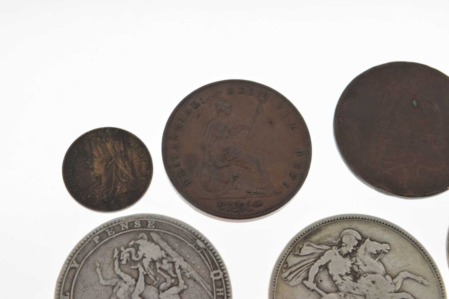 Small quantity of GB silver and copper coinage - Image 4 of 9